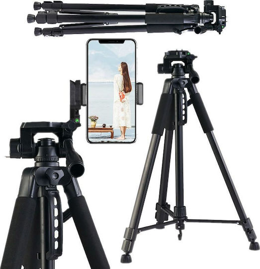 Mozos Kamerastative Sf Pro Schwarz aus Aluminium bis 170cm und maximale Belastung 3kg