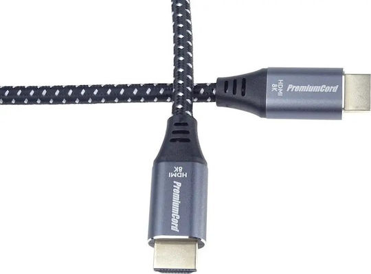 Premiumcord Ultra HDMI 2.1 Cable 8K@60Hz Gold-Plated Connectors 3m