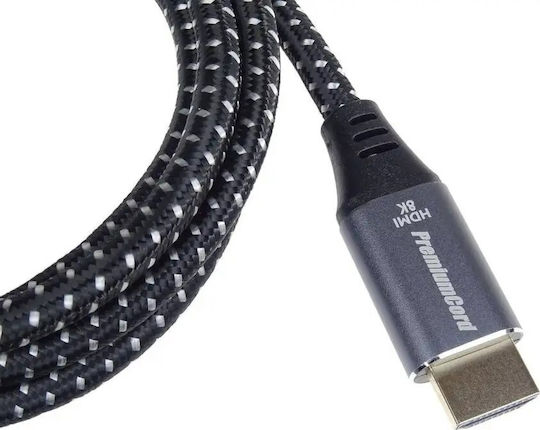 Premiumcord Ultra HDMI 2.1 Cable 8K@60Hz Gold-Plated Connectors 3m