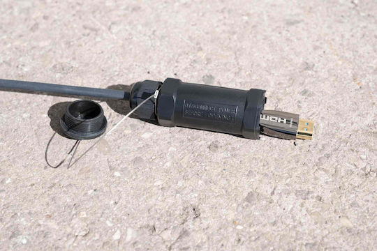 Python Cable HDMI male - HDMI male 5m Γκρι