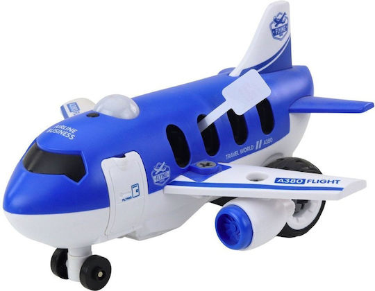 Lean Toys Remote Control Teleghidat Avion Albastru