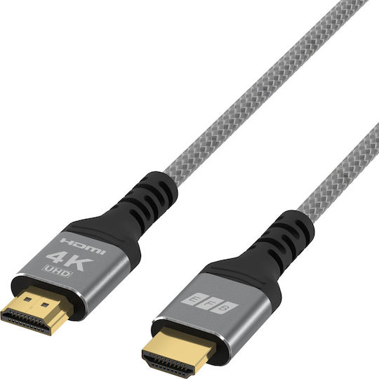 EFB HDMI 2.0 Premium High Speed 4K 60Hz HDR Kabel HDMI-Stecker - HDMI-Stecker 3m Grau
