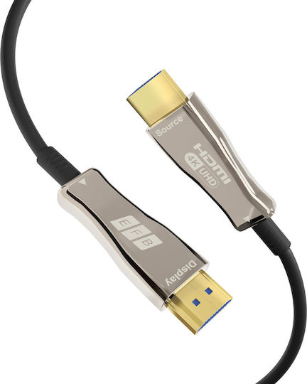 EFB Kabel HDMI-Stecker - HDMI-Stecker 20m Schwarz