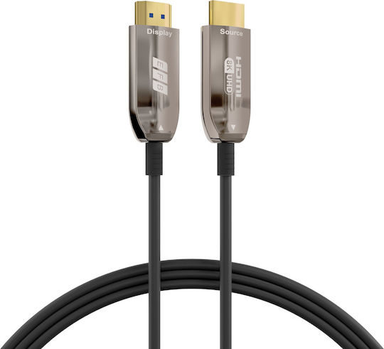 EFB HDMI 2.1 Ultra High Speed 48Gbps 4K 120Hz HDR VRR Kabel HDMI-Stecker - HDMI-Stecker 20m Schwarz