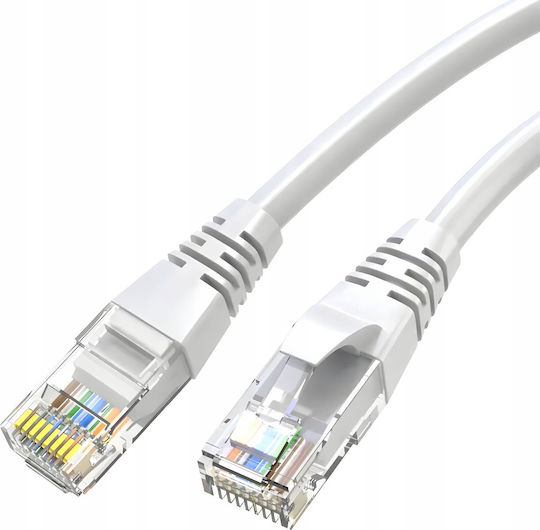 Montis U/UTP Cat.5e Ethernet Network Cable 2m White
