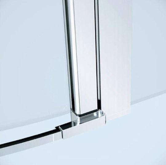 Cersanit Kabine für Dusche mit Aufklappbar Tür 80x195cm
