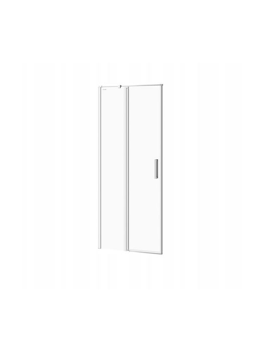 Cersanit Kabine für Dusche mit Aufklappbar Tür 80x195cm