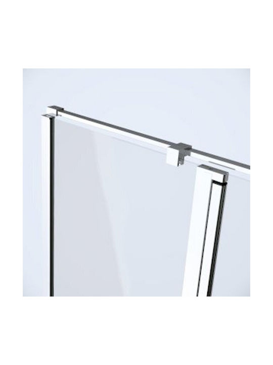 Cersanit Kabine für Dusche mit Aufklappbar Tür 80x195cm