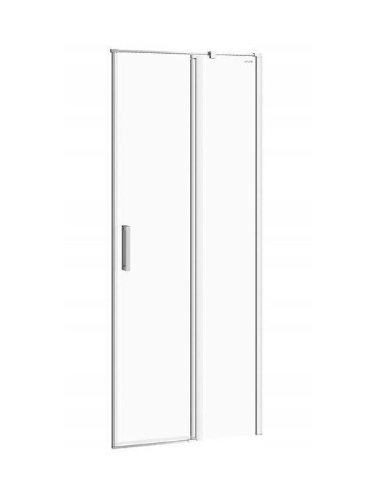 Cersanit Kabine für Dusche mit Aufklappbar Tür 80x195cm