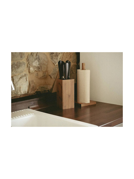 Wenko Βάση για Χαρτί Κουζίνας Ξύλινη Καφέ 15x33cm