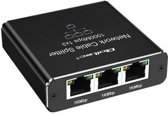 Qoltec L2 Switch με 2 Θύρες Gigabit (1Gbps) Ethernet