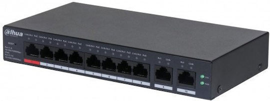 Dahua CS4010-8GT-60 L2 PoE+ Switch με 10 Θύρες Gigabit (1Gbps) Ethernet