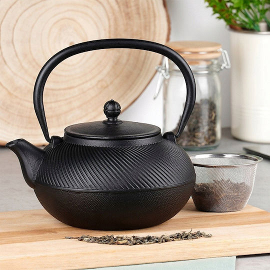 Vilde Teapot with Filter Cast Iron 1000ml Vilde Teapot with Filter Cast Iron 1000ml