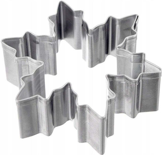 Lumarko Rostfreier Stahl Schneeflocken Keksausstecher 5,5 cm