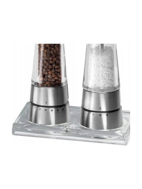 Cole & Mason Plastic Tabletop Spice Jar Transparent