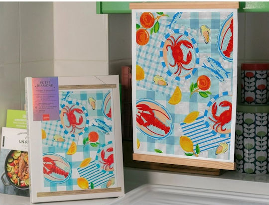 Diamantmalerei Werkzeuge & Zubehör Collage Strass Citrus & Lobster La Petite