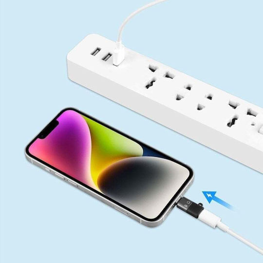 Puluz Convertor Lightning / USB-C masculin în Lightning / USB-C feminin 1buc SB8500
