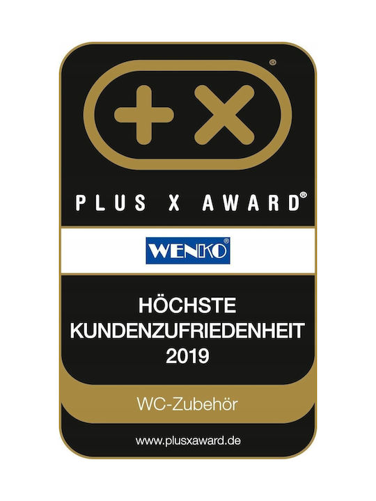 Wenko Wandmontierter Papierhalter Silber