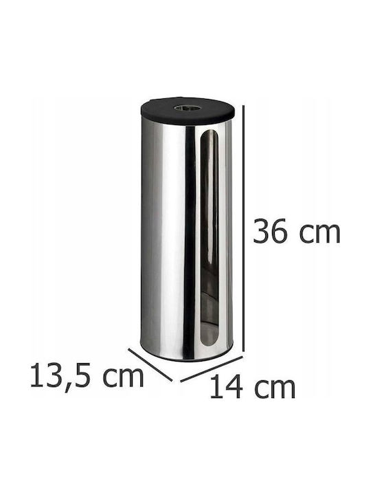 Wenko Wandmontierter Papierhalter Silber
