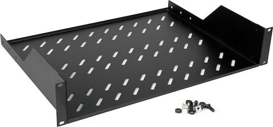 Roline Shelf 48.26cm 19 Inch 2u 350 T 25kg Load Capacity Black