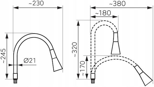 W101p-b Ferro Elastico Ii Faucet Spout Sink Faucets Beige W101p-b Ferro Elastico Ii Faucet Spout Sink Faucets Beige