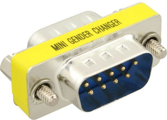 Intronics Μετατροπέας Serial female σε Serial female Κίτρινο 1τμχ