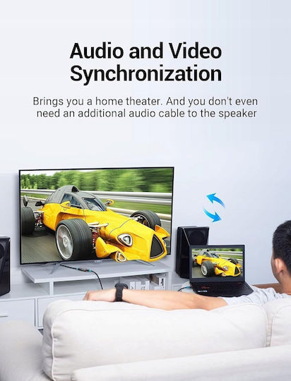 Lanberg Конвертор HDMI мъжки към HDMI женски Черен 1бр