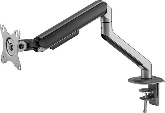 LC-Power Stand Desk Mounted Monitor up to 32" with Arm Silver (LC-EQ-A32B)