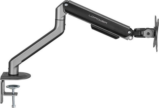 LC-Power Stand Desk Mounted Monitor up to 32" with Arm Silver (LC-EQ-A32B)