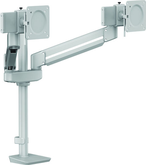 Fellowes Acc Arm Modular Desktop Stand for 2 Monitors up to 32" with Arm Silver