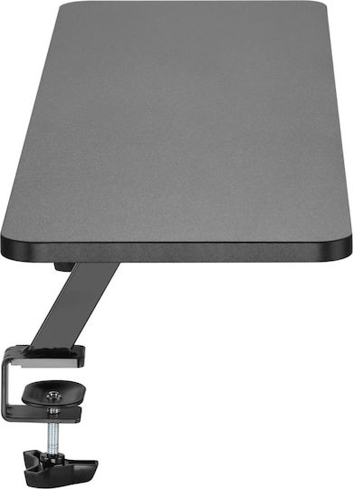 Mozos Βάση Γραφείου για 2 Οθόνες έως 32" Γκρι (CLAMP-DUAL-RISER)