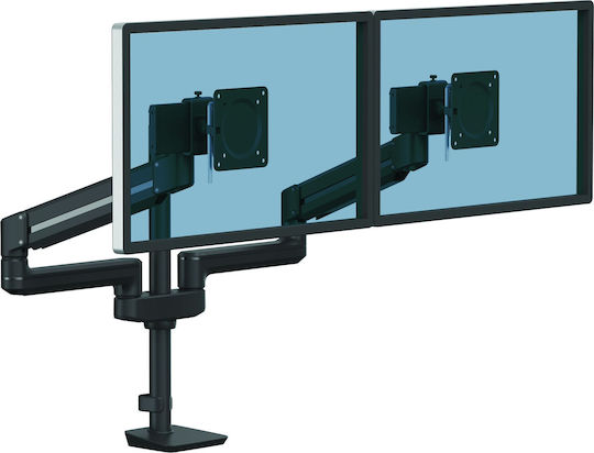 Fellowes Acc Arm Modular Stand Desk Mounted for 2 Monitors up to 40" with Arm