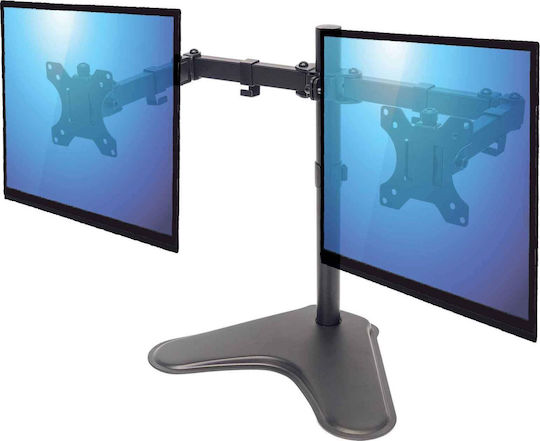 Manhattan Desktop Stand for 2 Monitors up to 32" with Arm (461559)