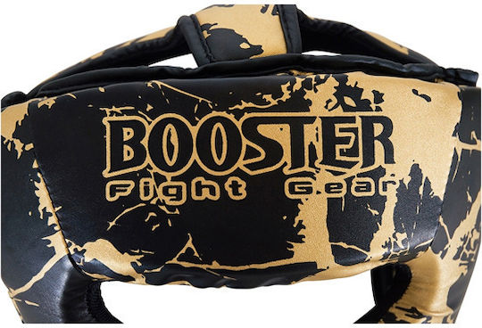 Booster Κάσκα Πυγμαχίας Παιδική Κλείστού Τύπου από Συνθετικό Δέρμα Χρυσή