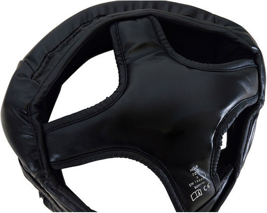 Booster Kids Full Face Boxing Headgear Synthetic Leather Black