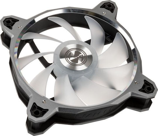 Lian Li Bora Case Fan 120mm (2050rpm / 57.2cfm) με RGB Φωτισμό και Σύνδεση 4-Pin PWM 3τμχ Bora Grey