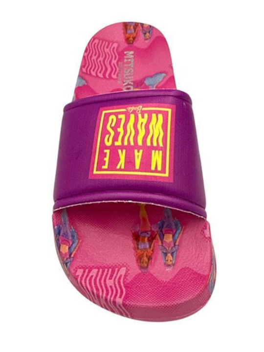 Παιδικές Σαγιονάρες Slides Barbie Μωβ
