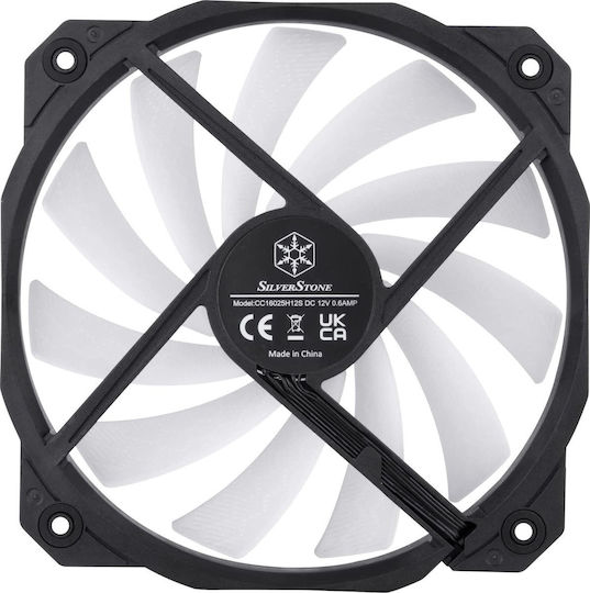 Silverstone Shark Force 160 Case Fan (1600rpm / 160cfm) με ARGB Φωτισμό και Σύνδεση 4-Pin PWM