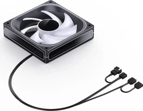 Jonsbo Case Fan 120mm 65.26cfm with ARGB Lighting and 4-Pin PWM Connection