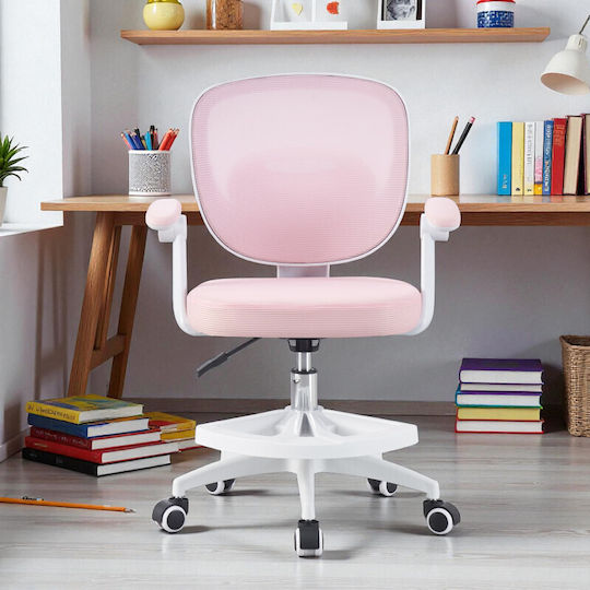 Stuhl Büro mit Verstellbaren Armen Rosa