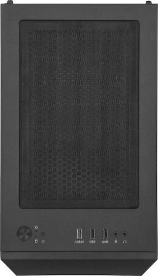Silverstone FARA FAH1MB Mini Tower Κουτί Υπολογιστή Μαύρο