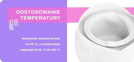Încălzitor Ceară Iwax Flower 40w 450ml Alb