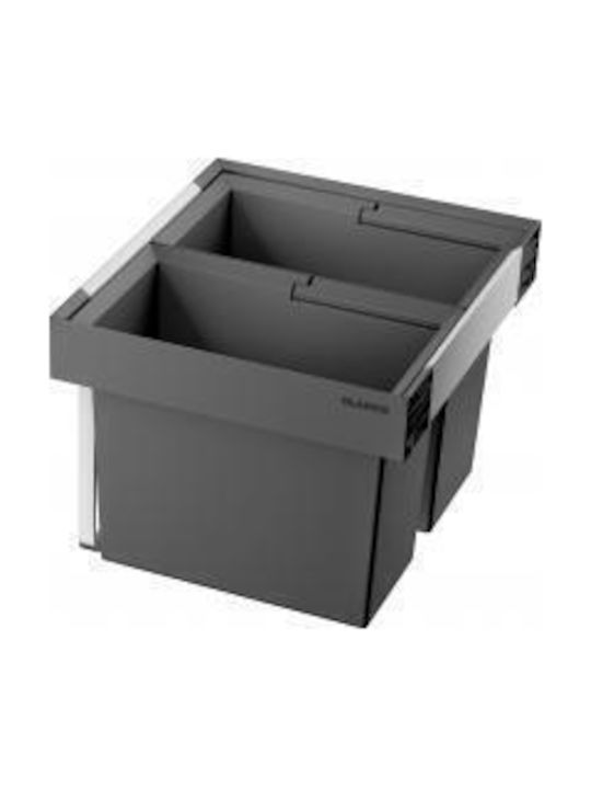 Blanco Waste Bin for Cabinet Plastic Grey
