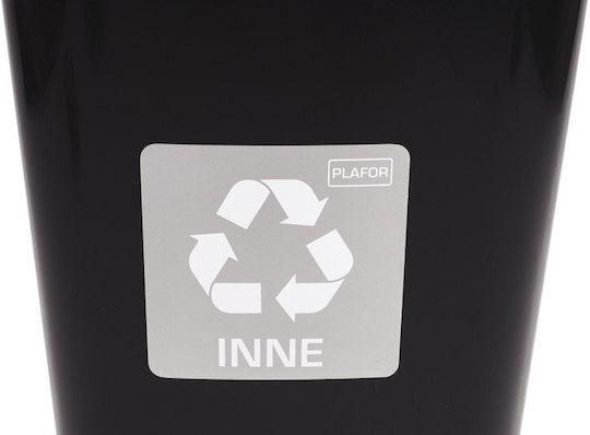 Plafor Coș de Reciclare Metal Argintiu 12lt 1buc