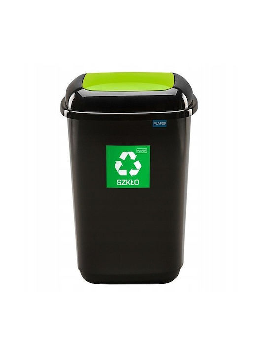 Plafor Waste Bin Recycling Plastic Yellow 12lt 1pcs