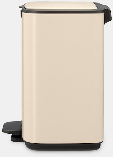 Brabantia Κάδος Απορριμμάτων Πλαστικός με Πεντάλ Μπεζ 4lt Brabantia Κάδος Απορριμμάτων Πλαστικός με Πεντάλ Μπεζ 4lt