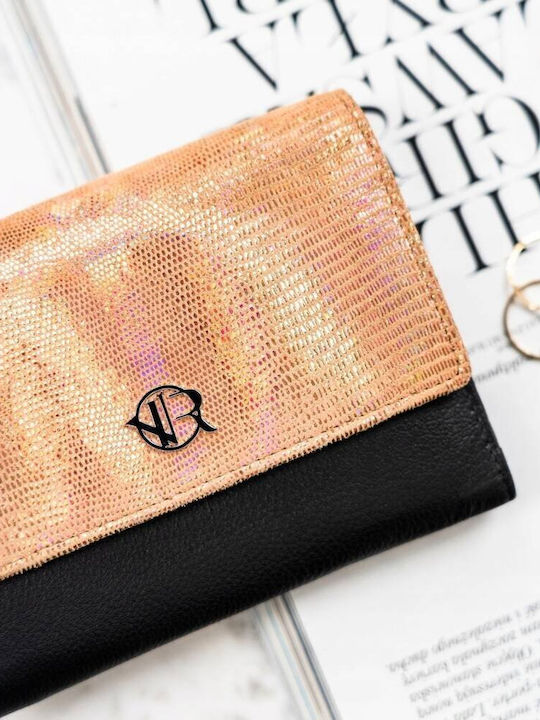 Groß Leder Damen Geldbörse mit RFID Beige