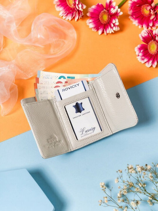 Small Women's Wallet with RFID Silver