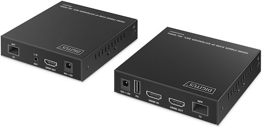 Hdmi Extender Digitus Set Fiber 4k/60hz Schwarz