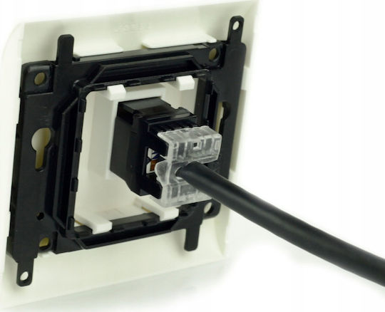 Solarix Keystone C5e Utp Rj45 Schwarz Selbstbohrend Sxkj-5e-utp-bk-sa